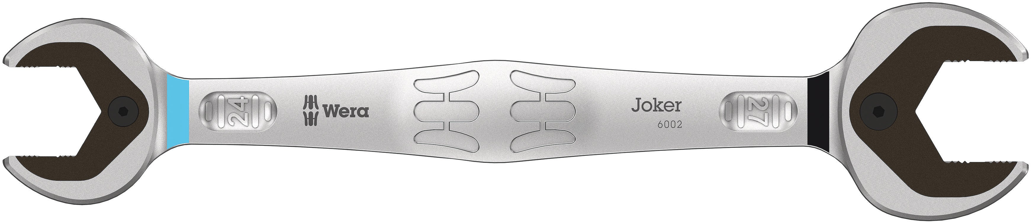 Wera Double Ended Open Spanner Metric, 232 mm Overall 24mm/27mm